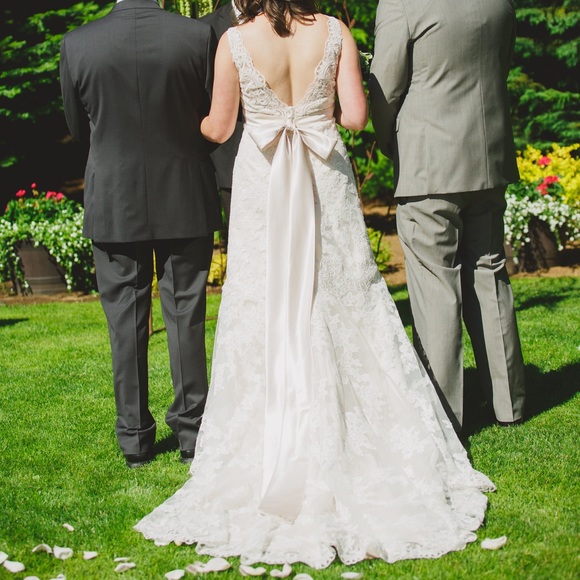 Allure Bridals Dresses & Skirts - Allure Bridals 8634 - Champagne / Ivory